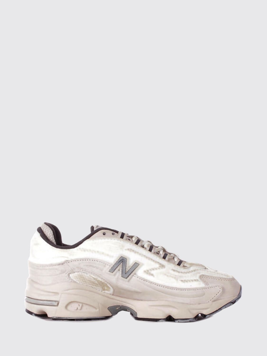 New Balance 1000D Mesh and Suede Sneakers