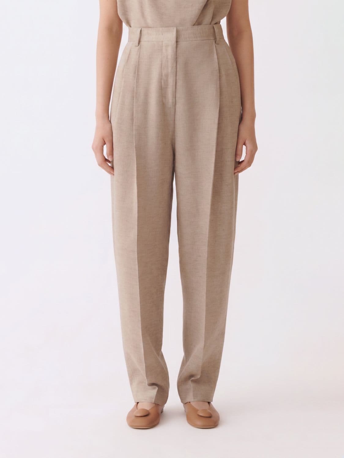Fabiana Filippi Wide Leg Linen Trousers