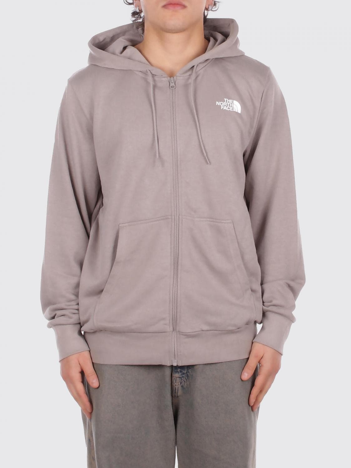 The North Face Cotton Zip Hoodie with Logo