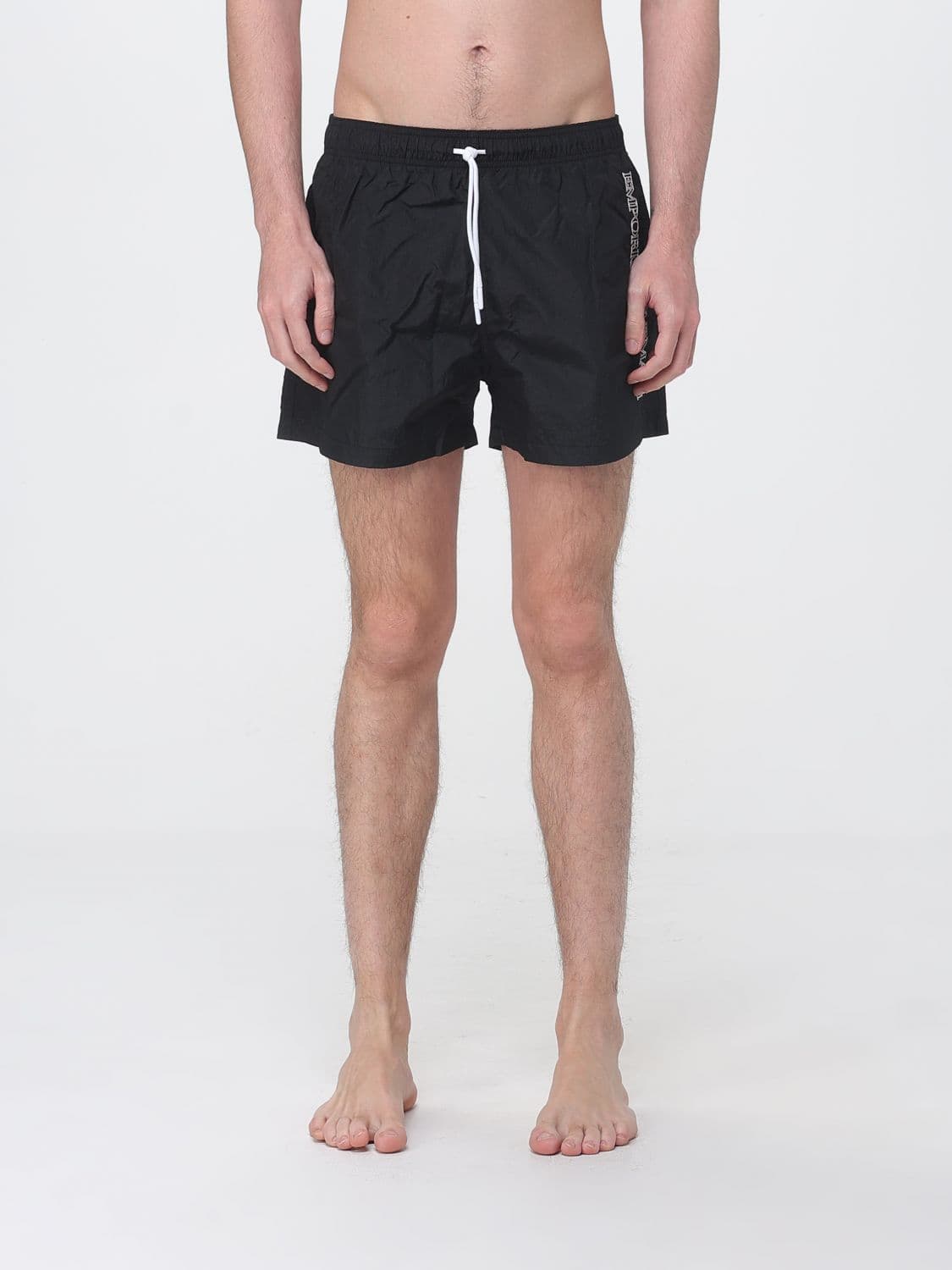 Emporio Armani Nylon Boxer Swimsuit with Logo