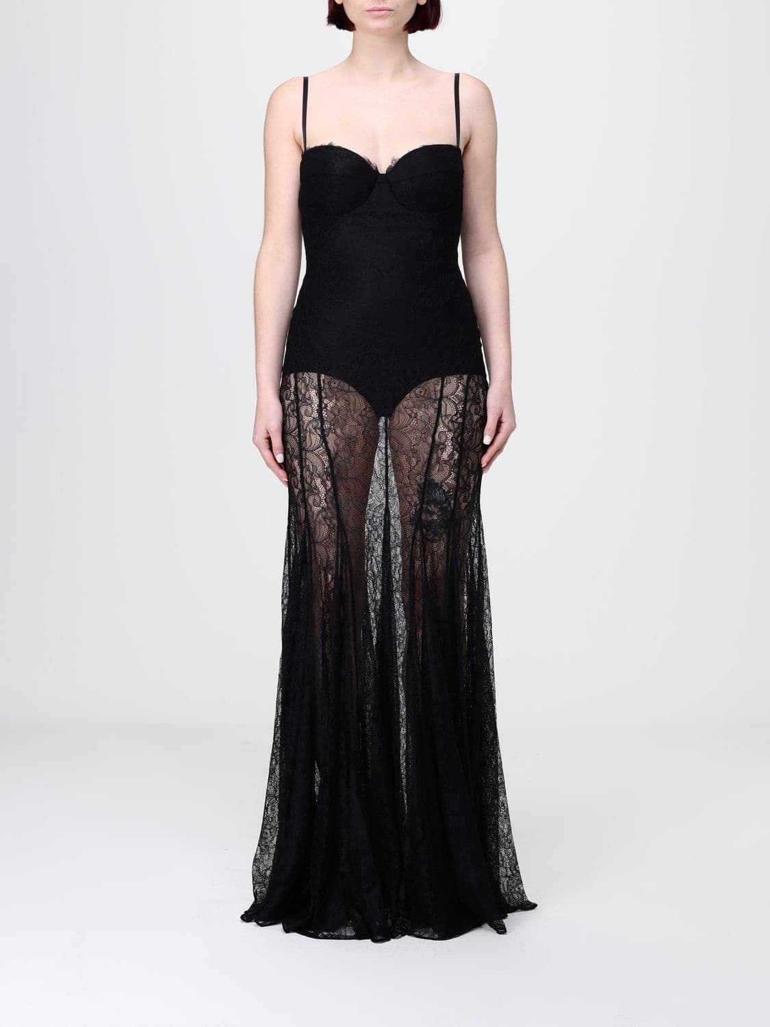 Elisabetta Franchi Lace Slip Dress