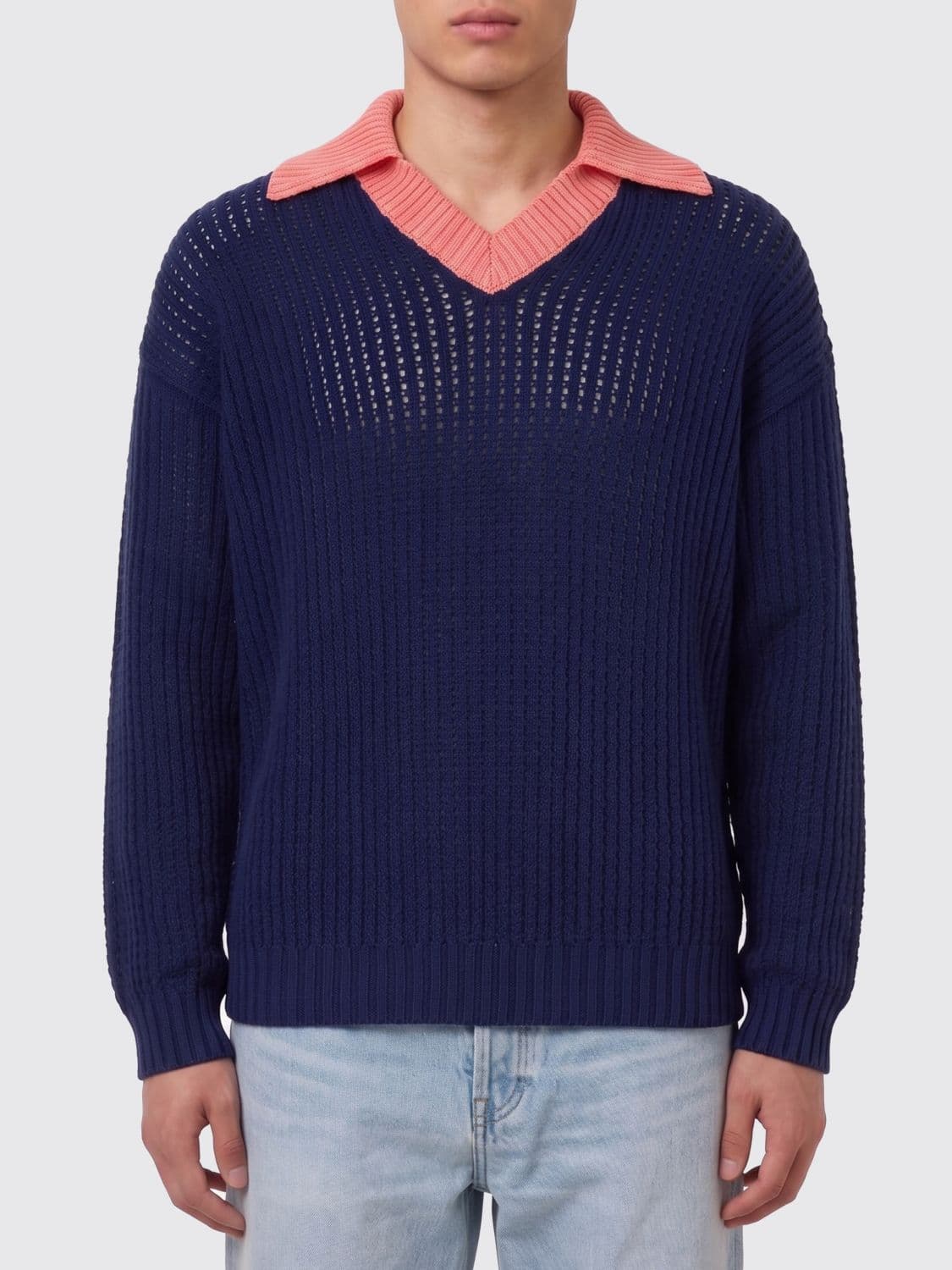 Fendi Knitted Cotton Polo Shirt