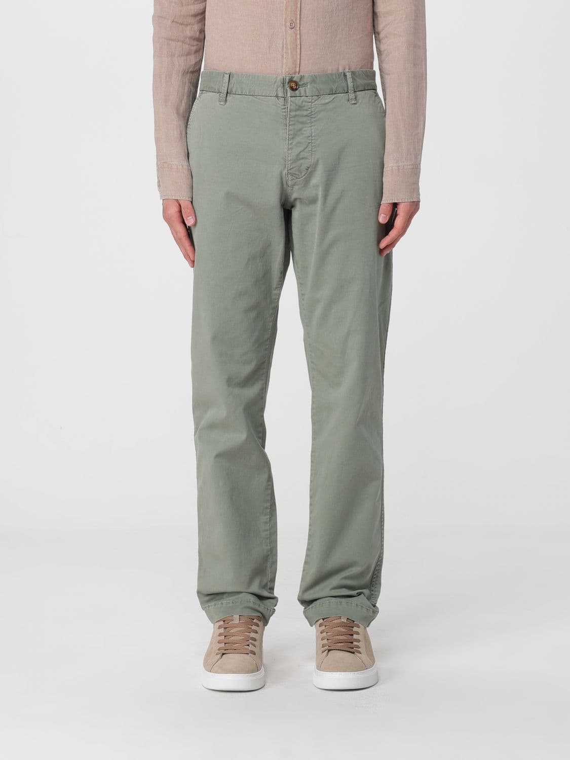 Blauer Stretch Cotton Chino Trousers