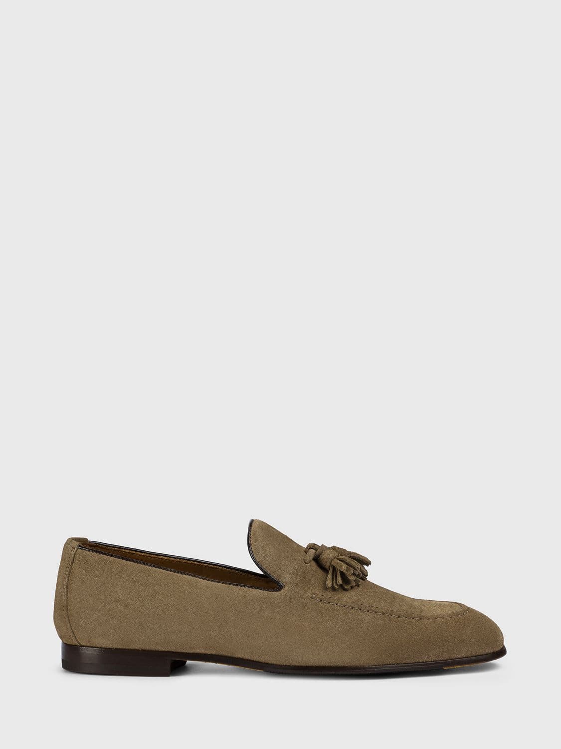Doucal's Suede Loafers With Tassels