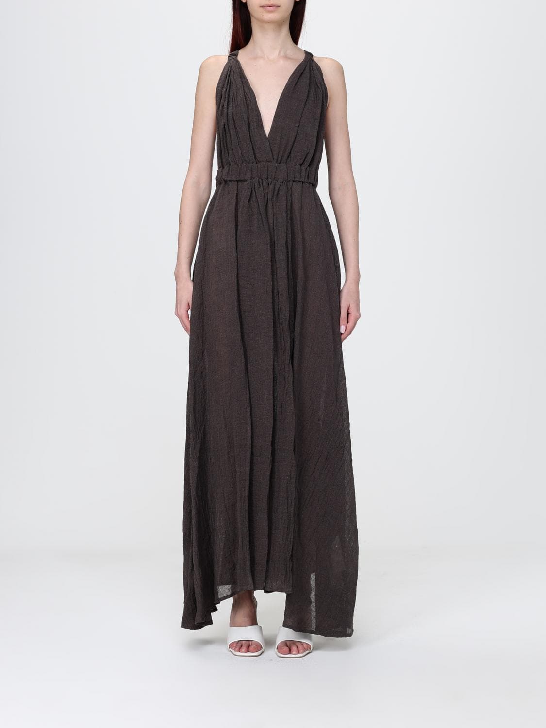 120% Lino Dress woman