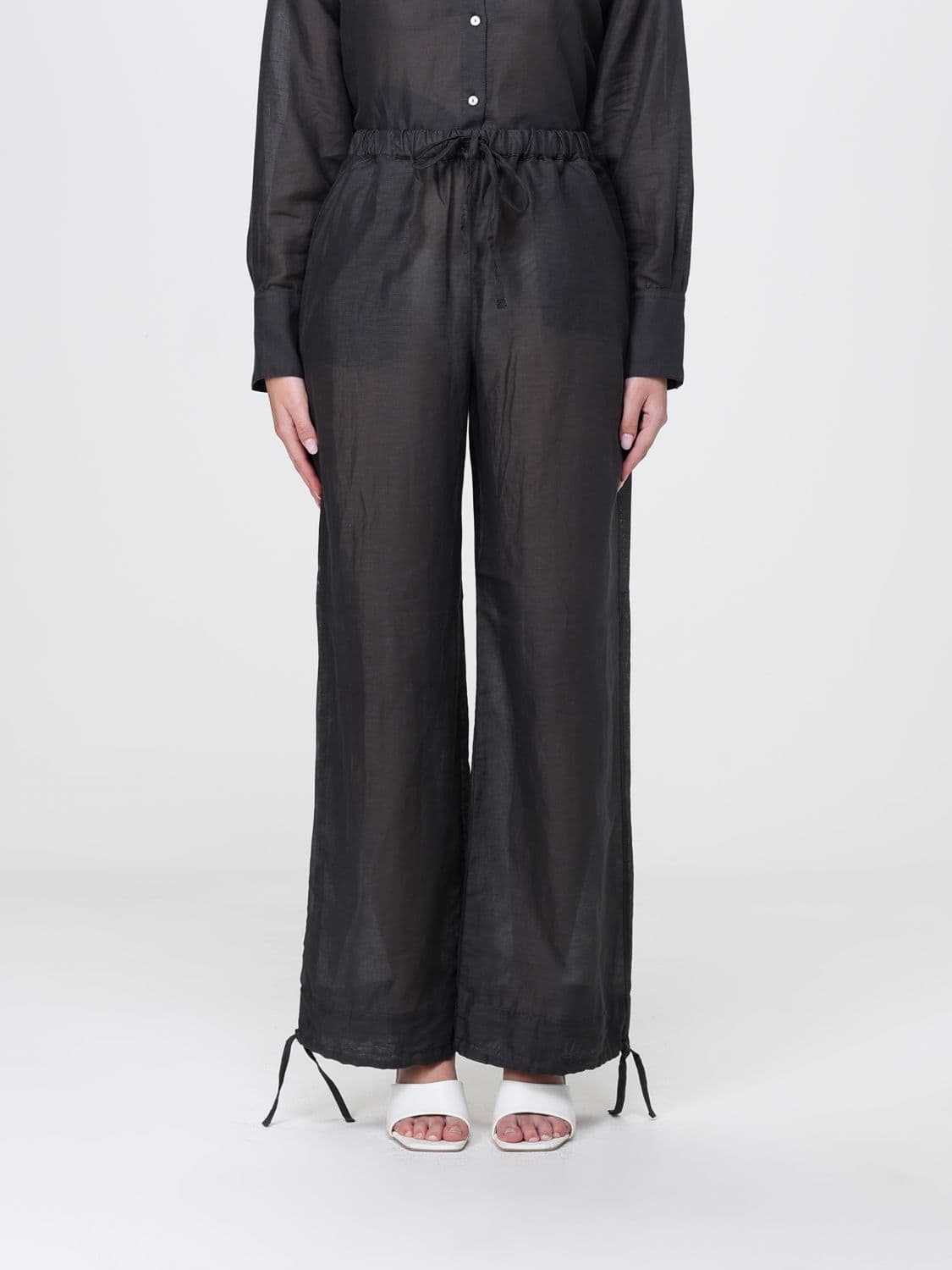 120% Lino Pants woman
