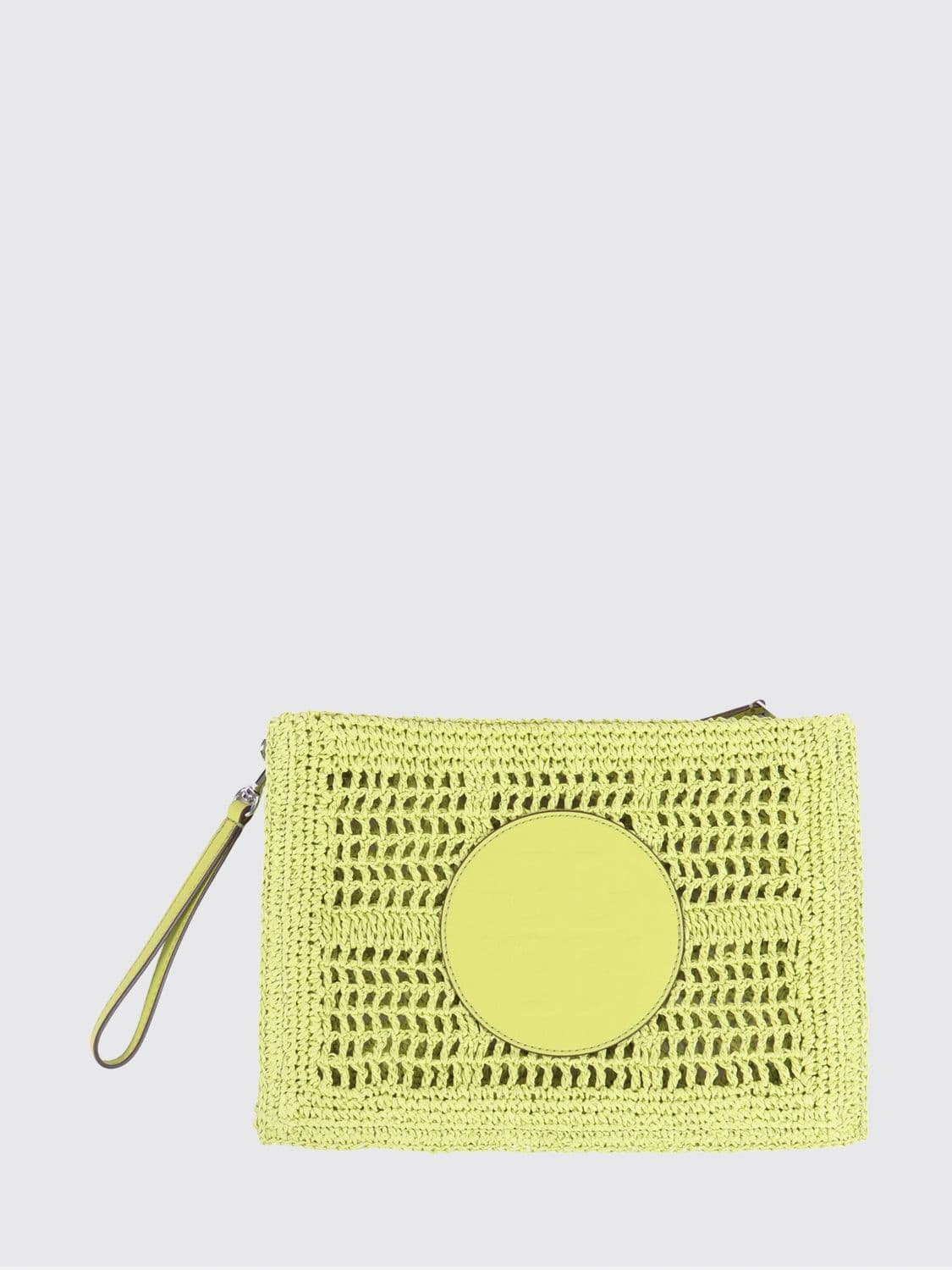 Tory Burch Ella Crochet Raffia Clutch