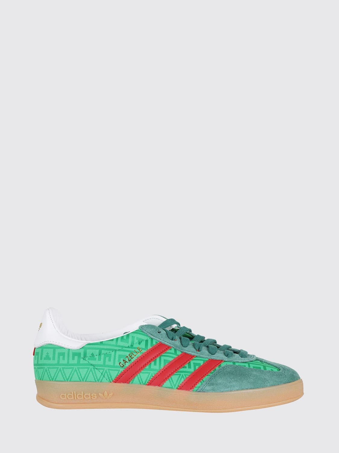 Adidas Originals Gazelle Indoor Printed Leather Sneakers