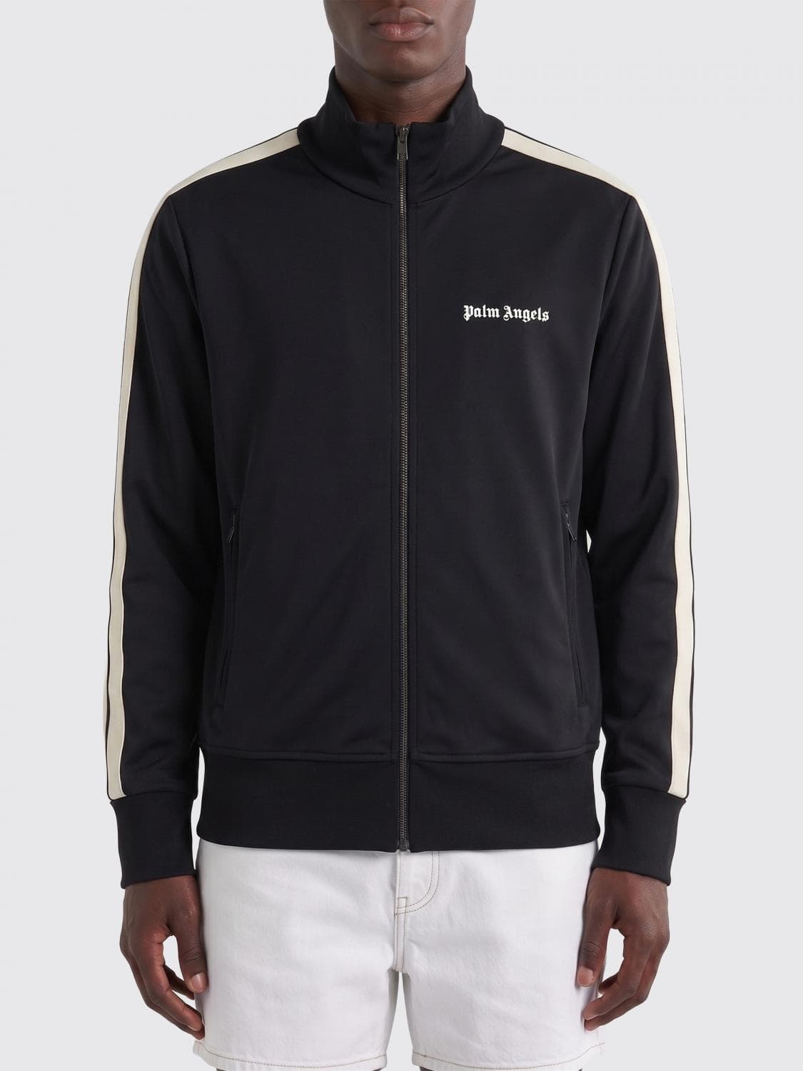 Palm Angels Acetate Zip Sweatshirt