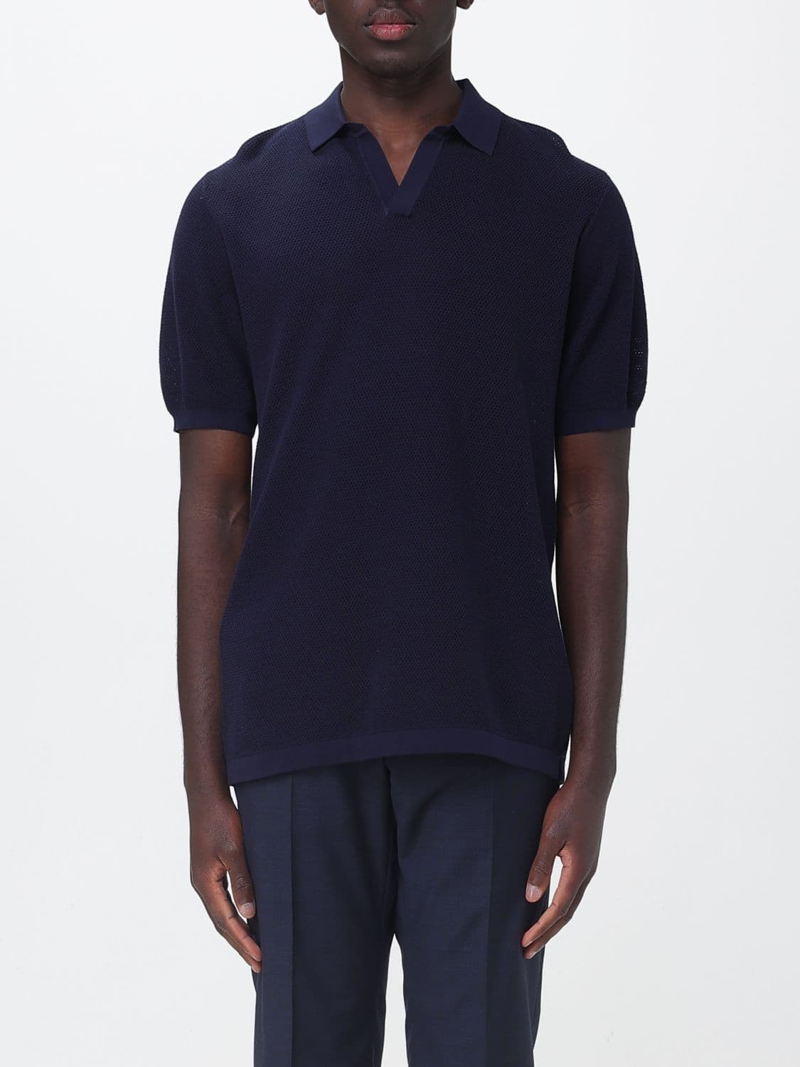 Mc2 Saint Barth Cotton Knit Polo Shirt · XL
