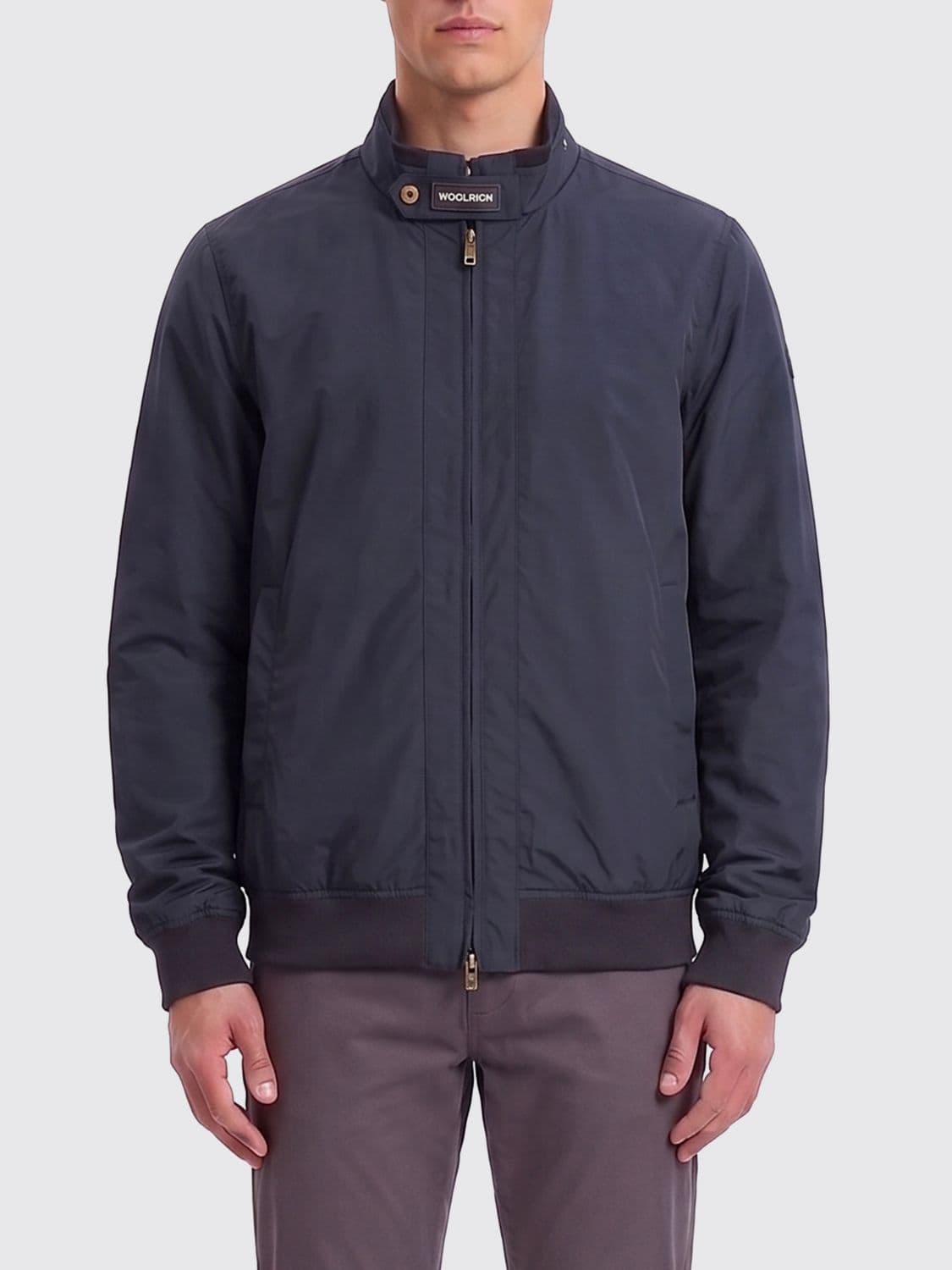 Woolrich Cotton Blend Bomber Jacket