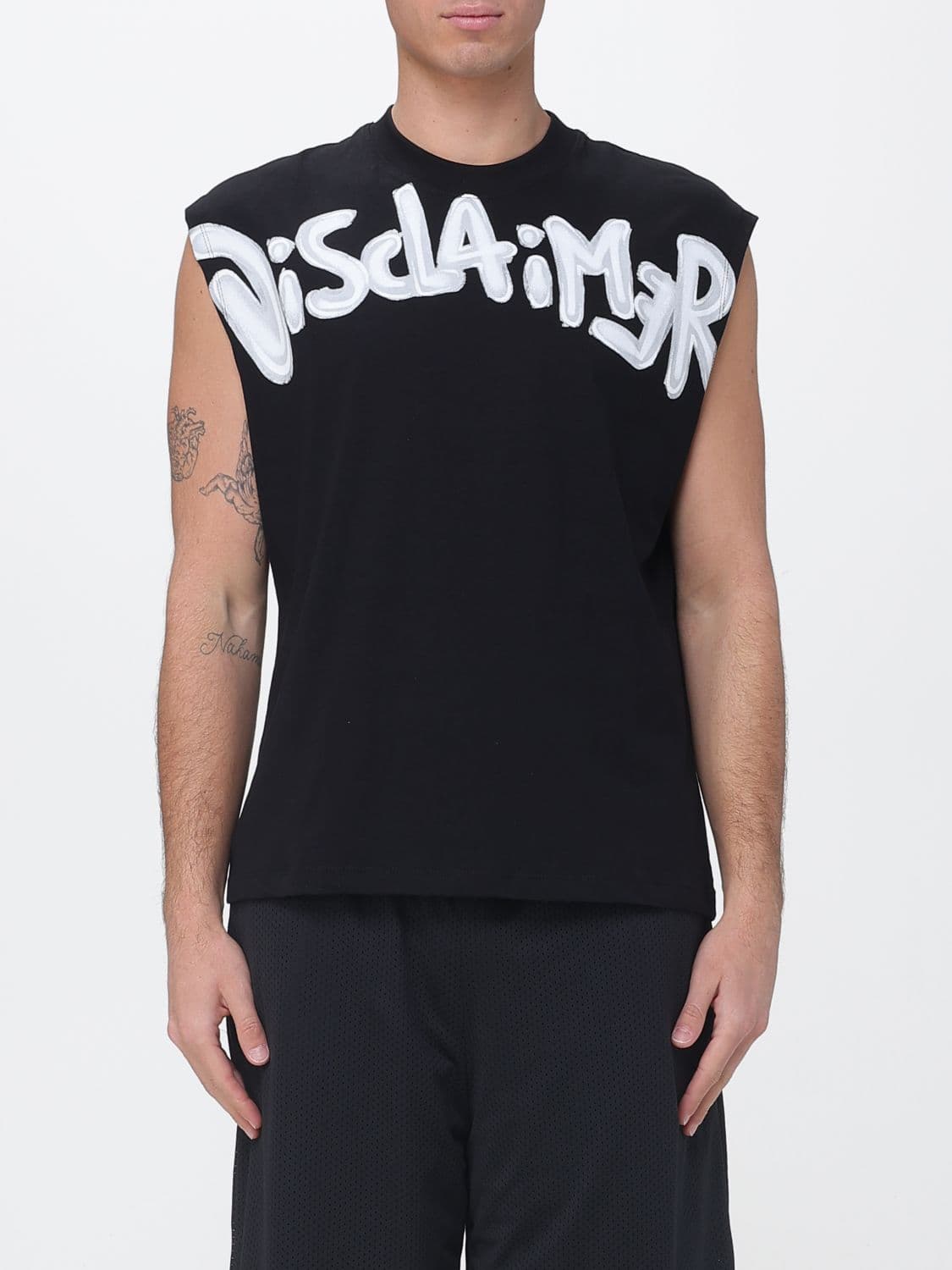 Disclaimer Cotton Tank Top with Logo