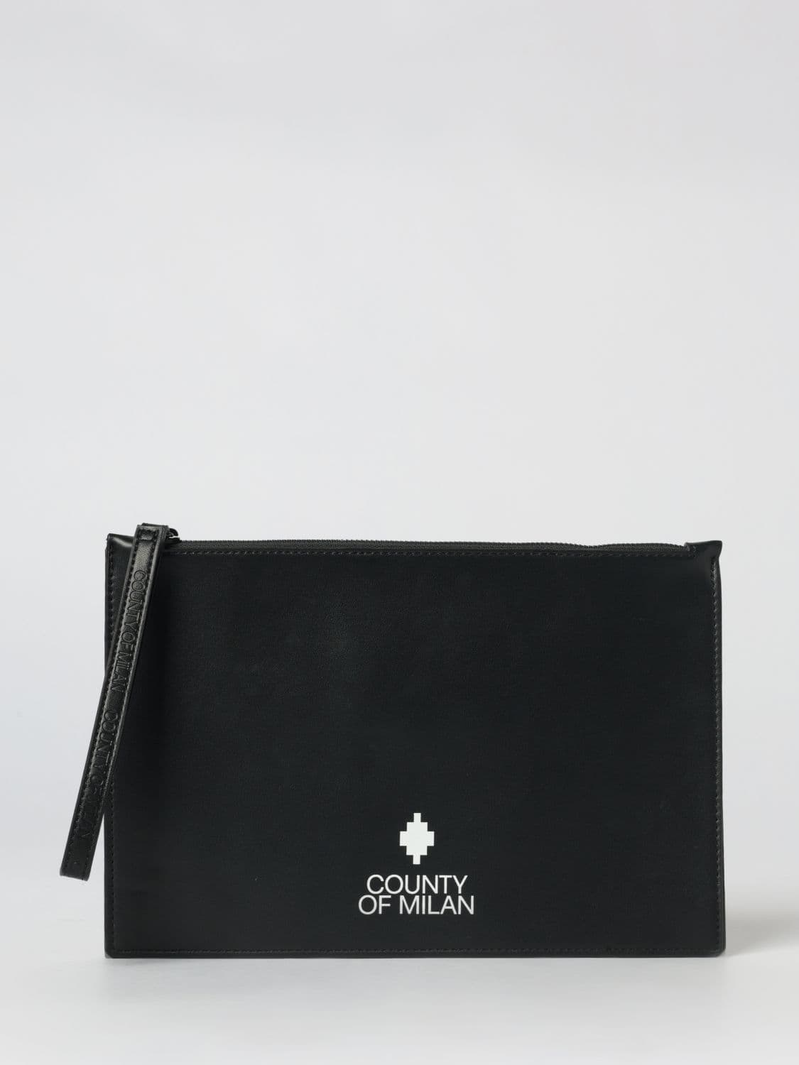 County Of Milan Faux Leather Clutch