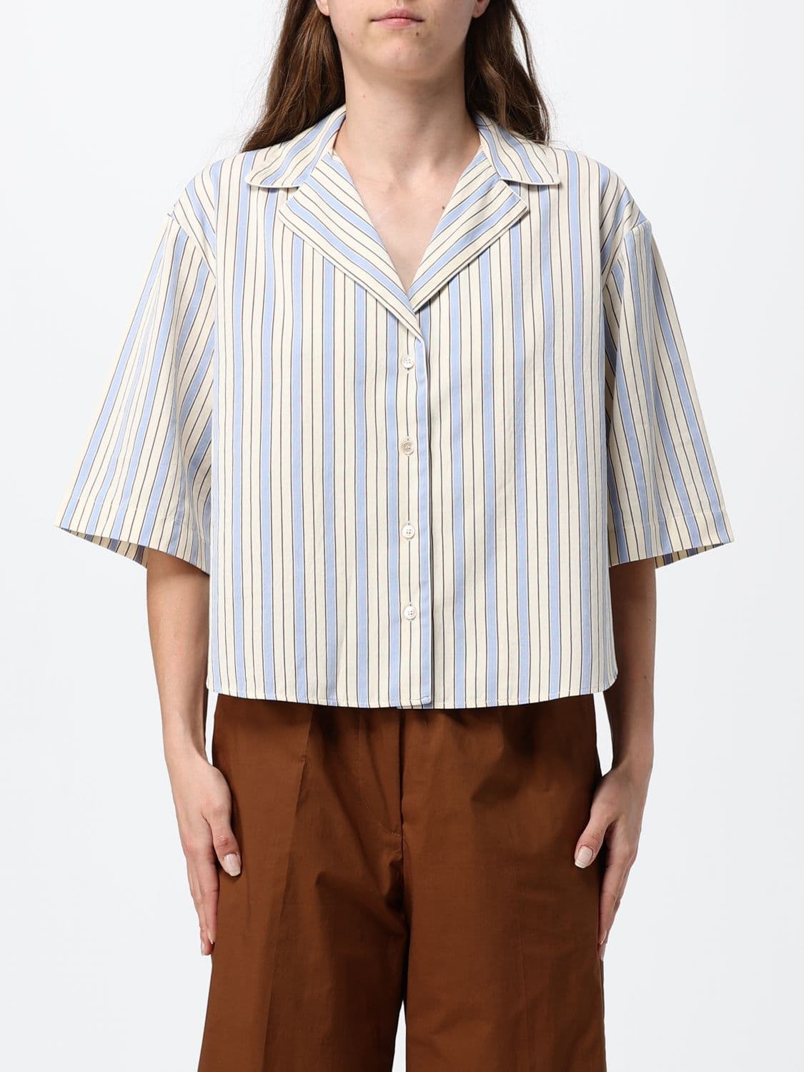Forte Forte Shirt Woman color Gnawed Blue