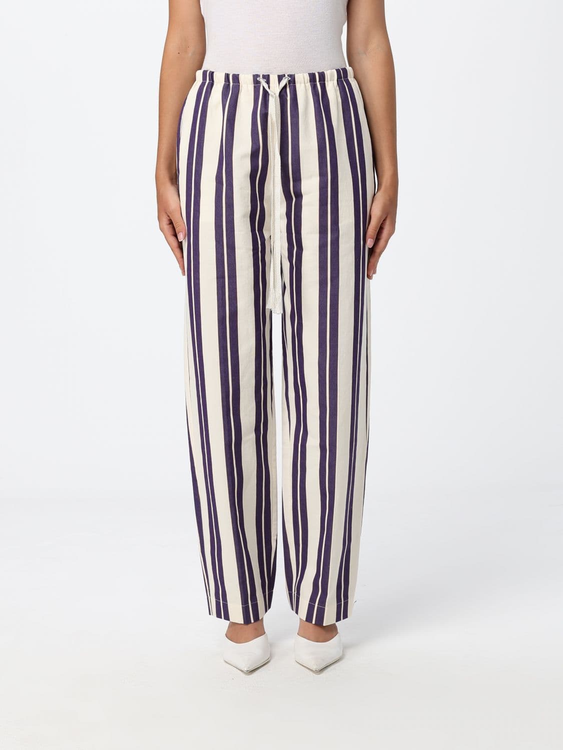 Forte Forte Pants Woman color Blue