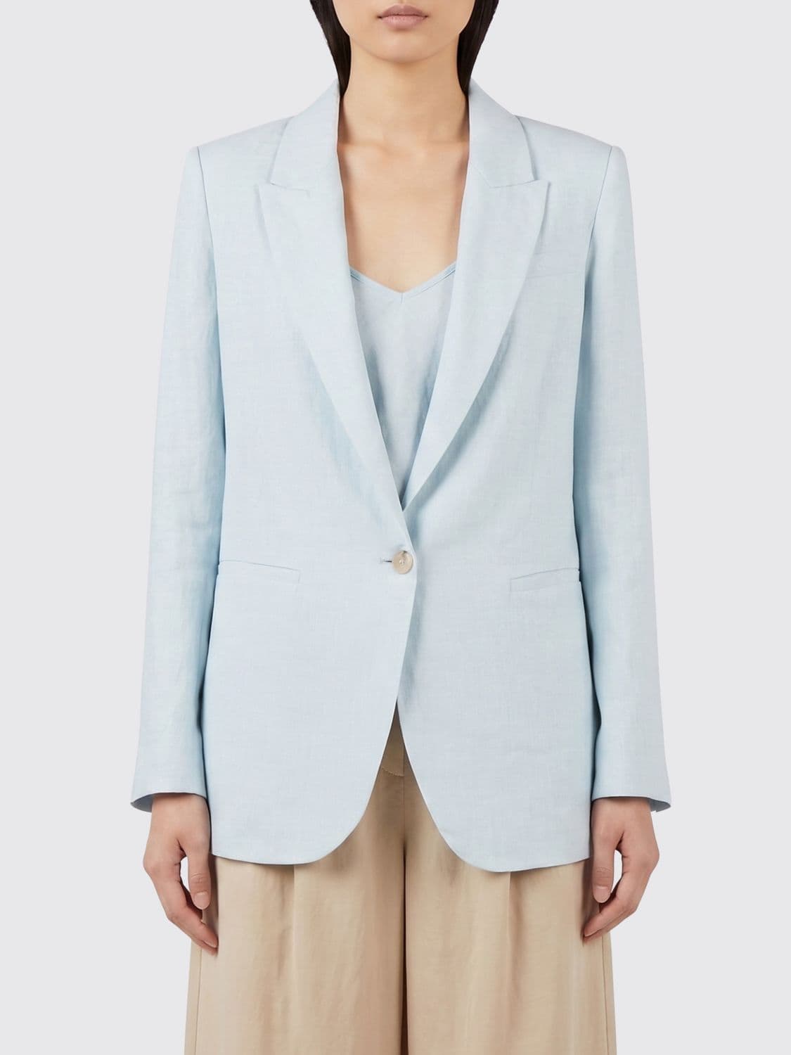 Forte Forte Single-Breasted Linen Blazer