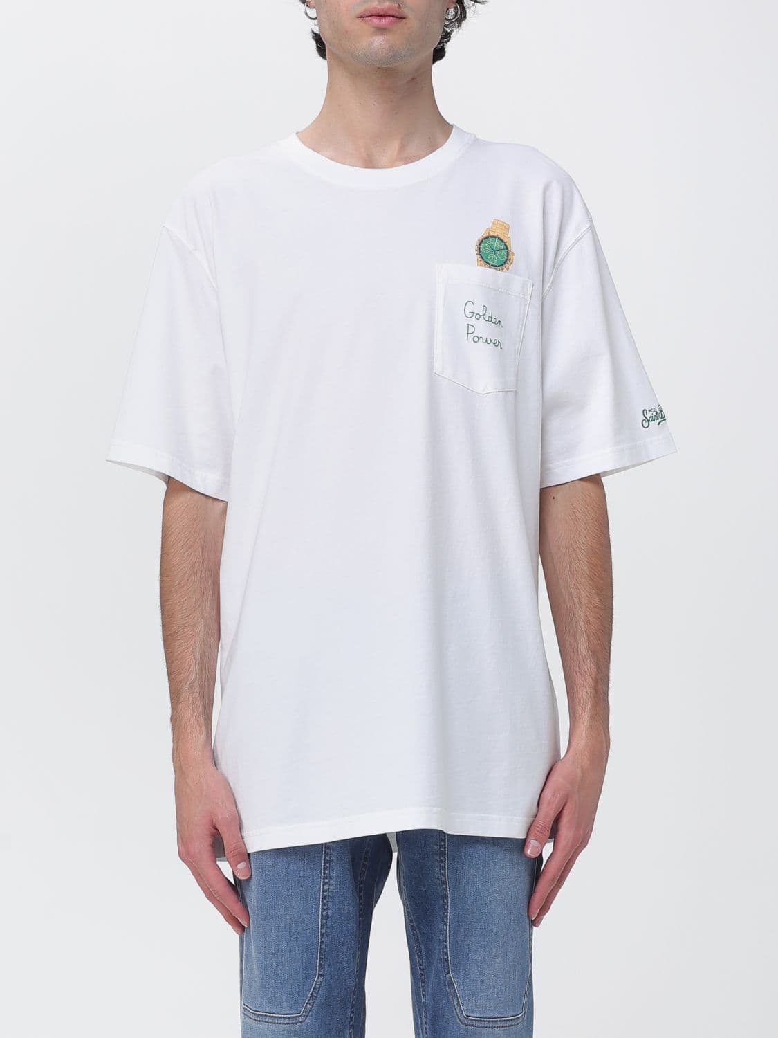 Mc2 Saint Barth Cotton T-Shirt with Logo · S