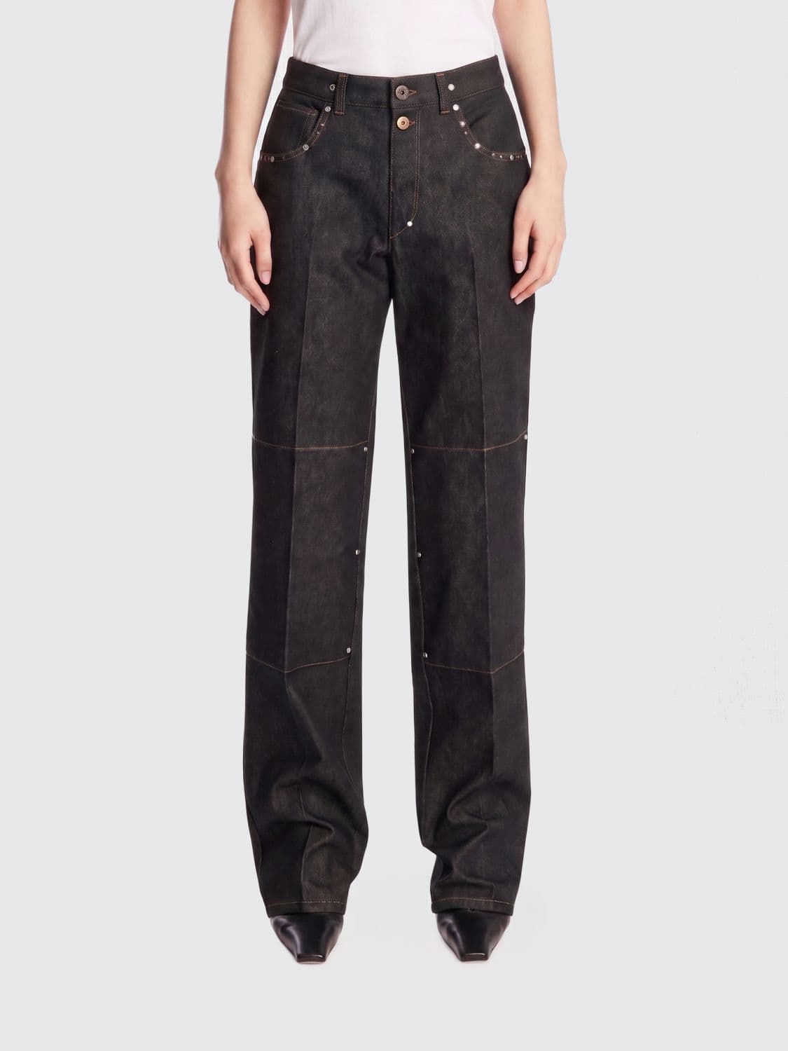 Lemaire Straight Cotton Denim Jeans