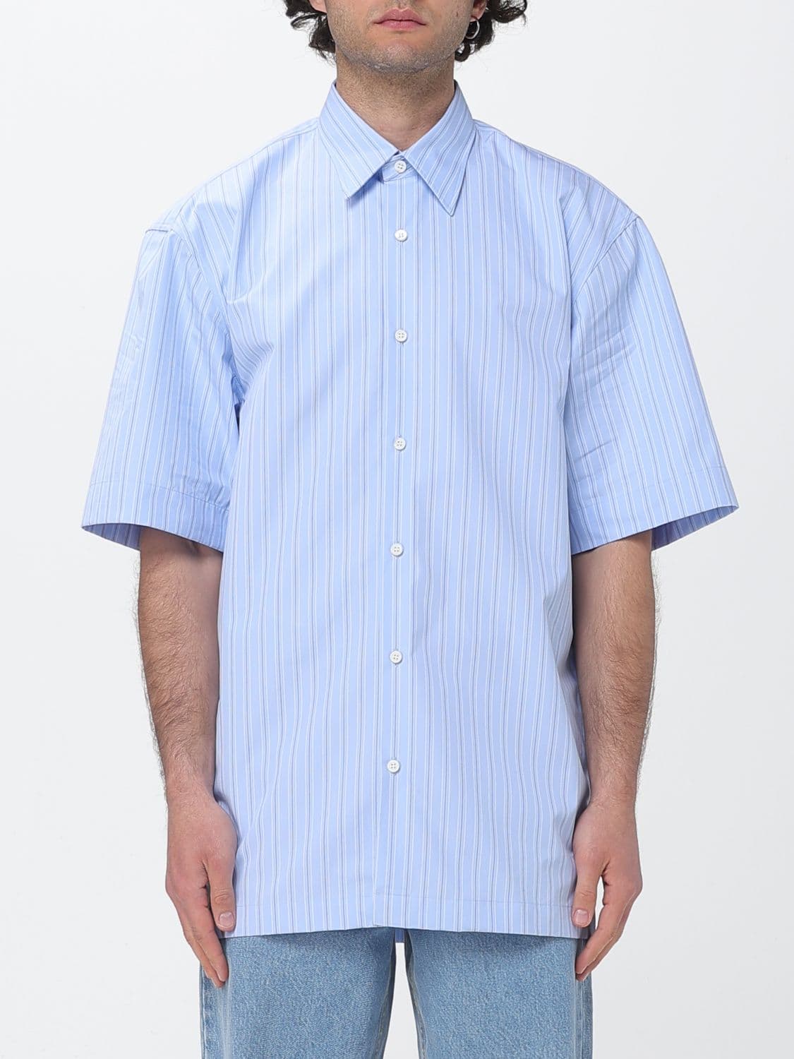 Dries Van Noten Striped Cotton Shirt