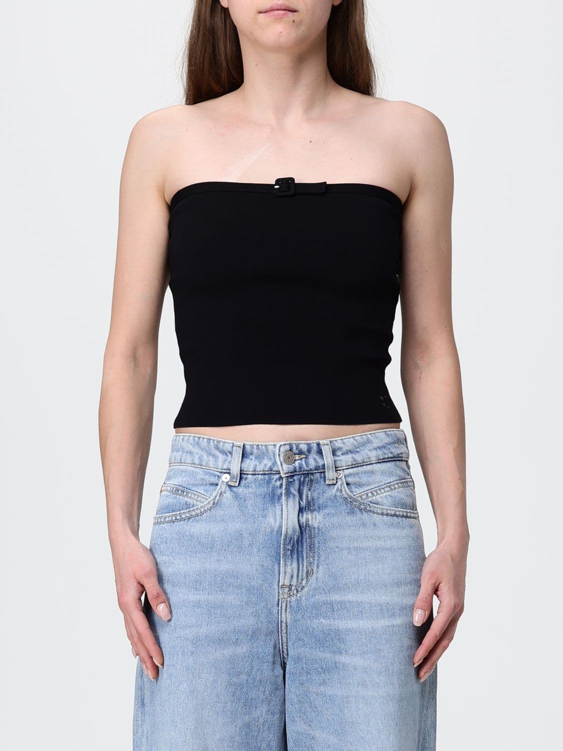 Courrèges Viscose Knit Top