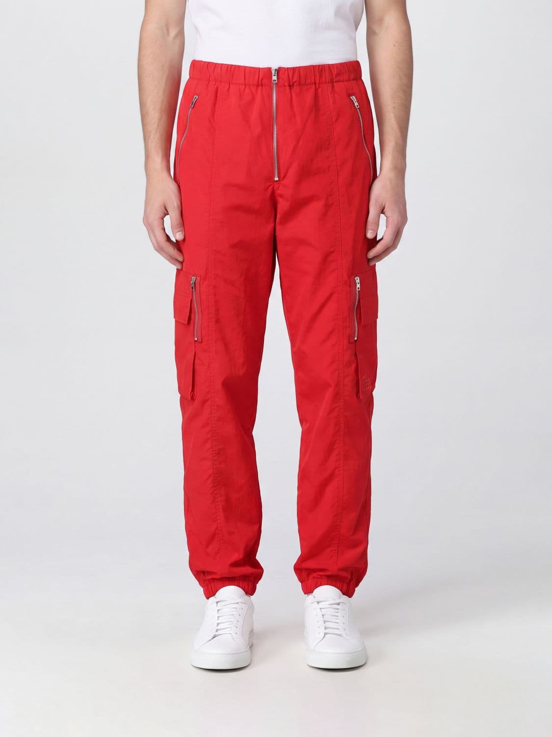 Fendi Pants Men color Red · 48