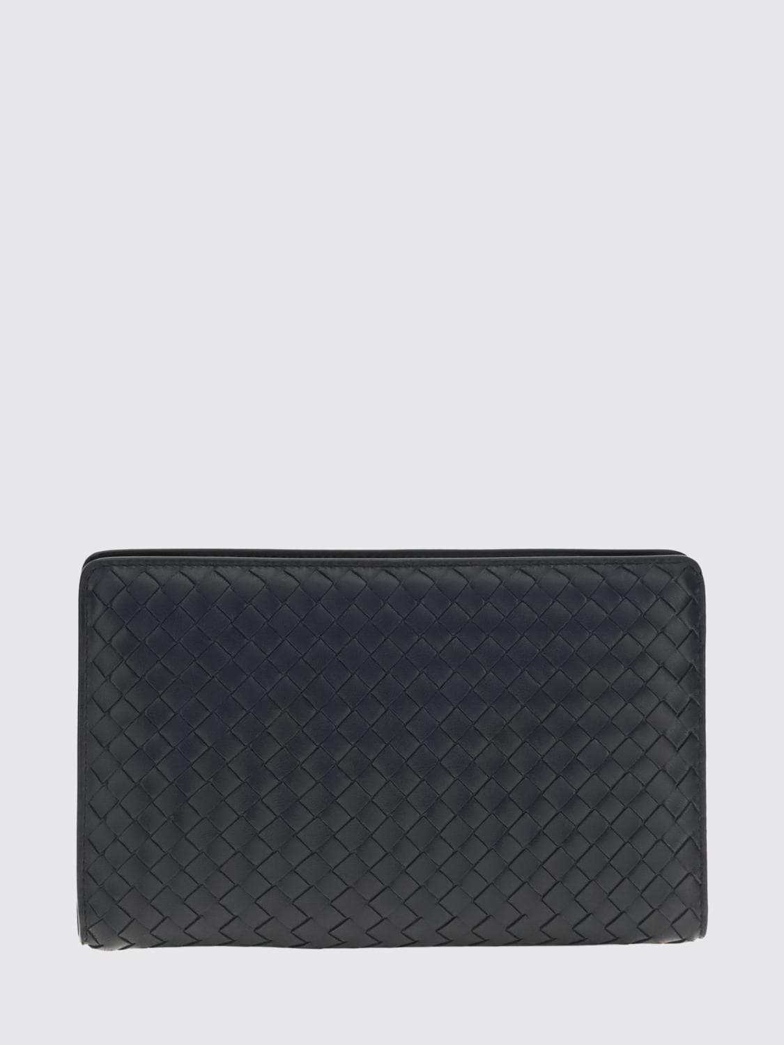 Bottega Veneta Agenda Intrecciato Leather Clutch