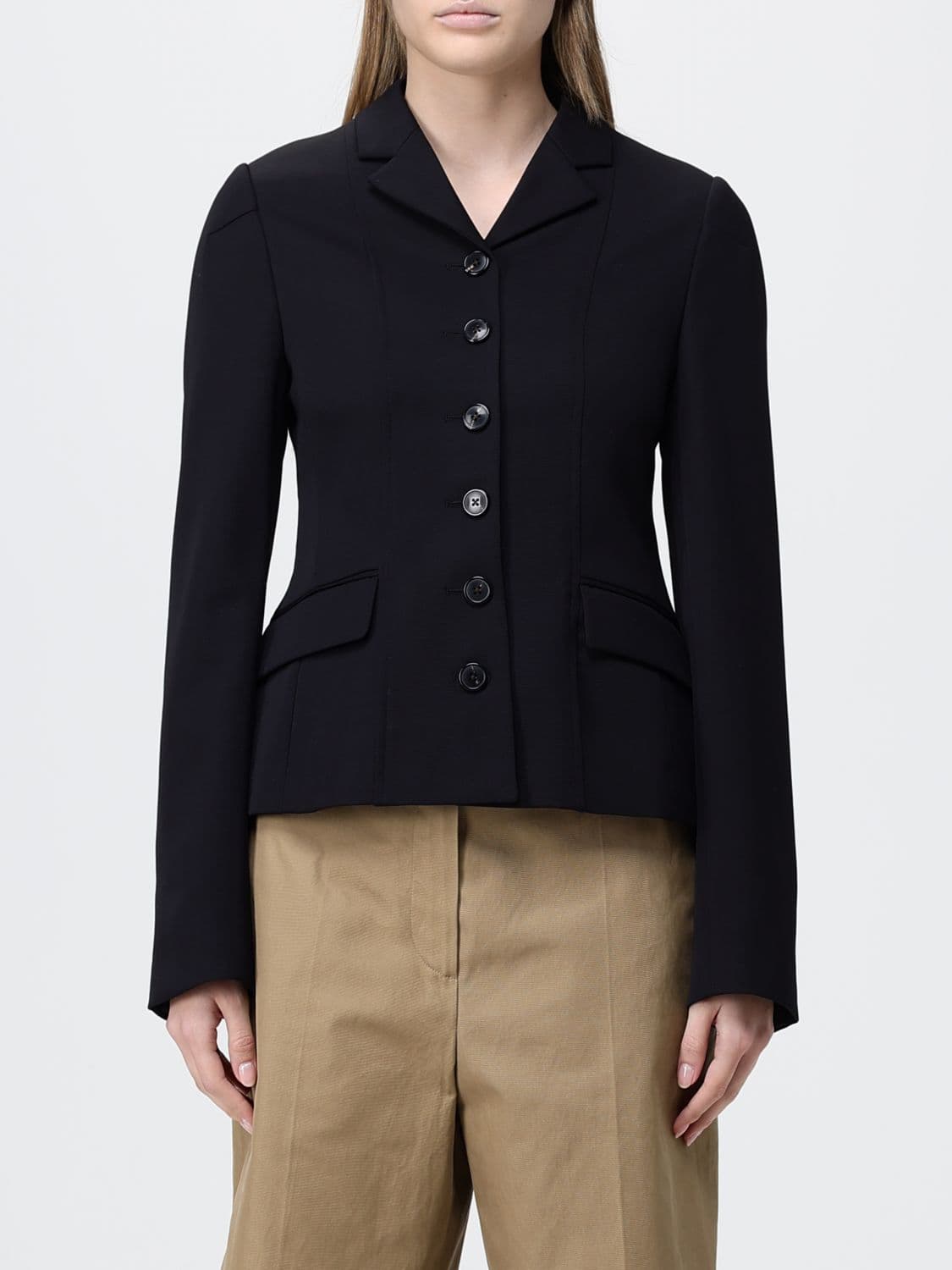 Dries Van Noten Single Breasted Wool Blazer