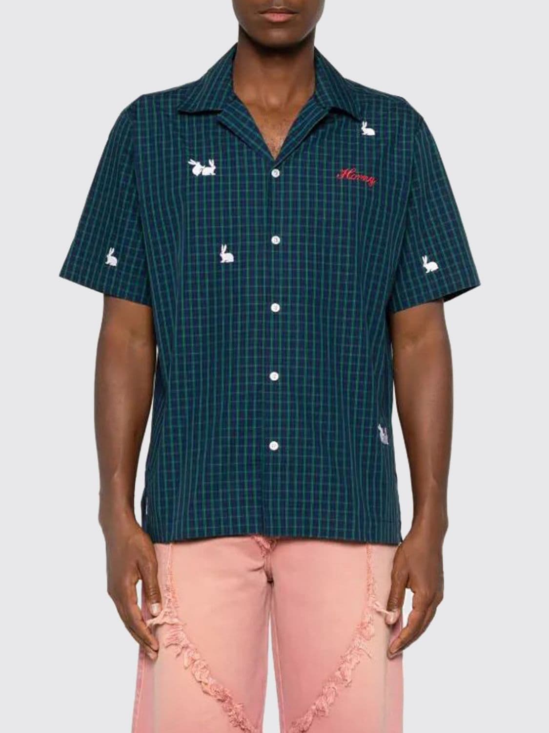 Carne Bollente Printed Cotton Casual Shirt