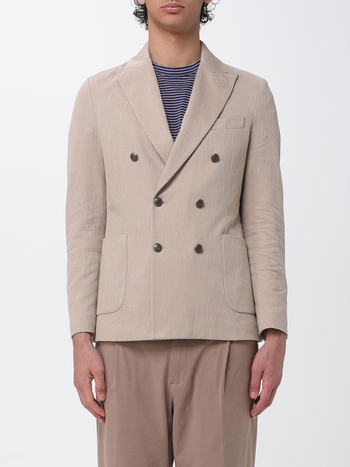Circolo 1901 Double Breasted Cotton Blazer