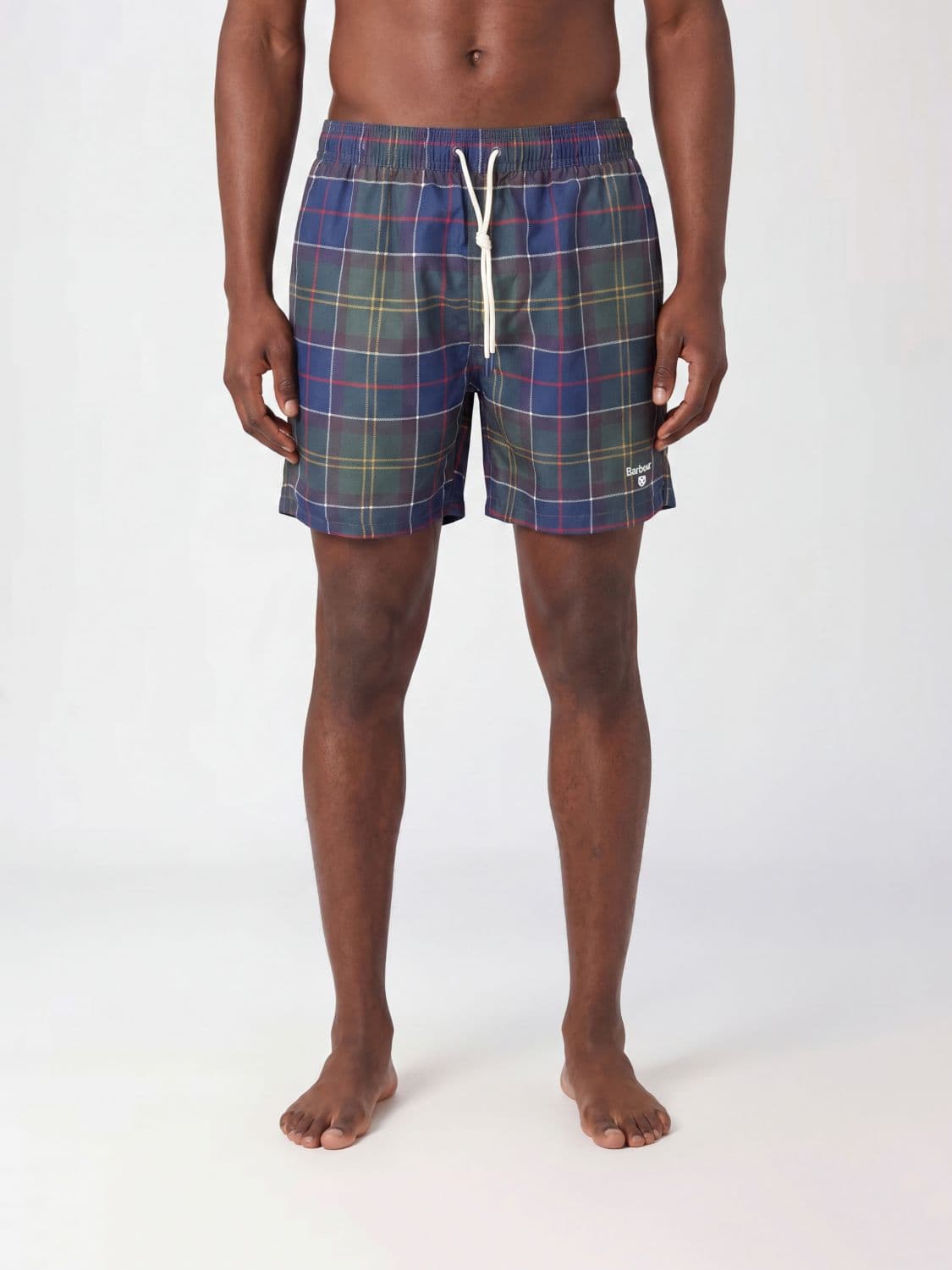 Barbour Tartan Polyester Boxer Swimsuit