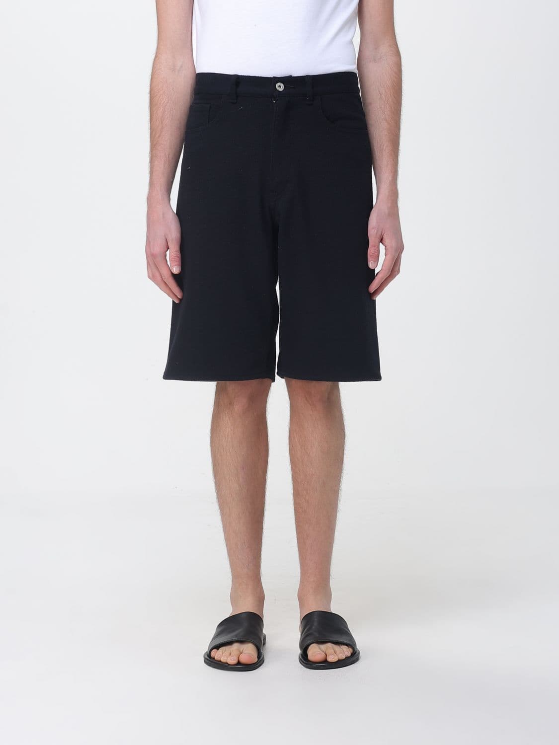 Auralee Knee-Length Straight Fit Silk Shorts · 3