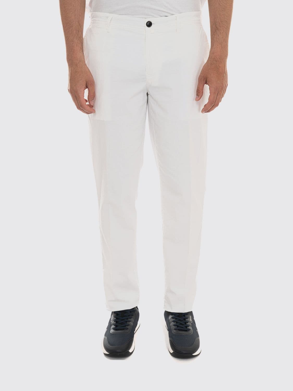 Peuterey Slim Fit Mid-Rise Cotton-Blend Chino Trousers