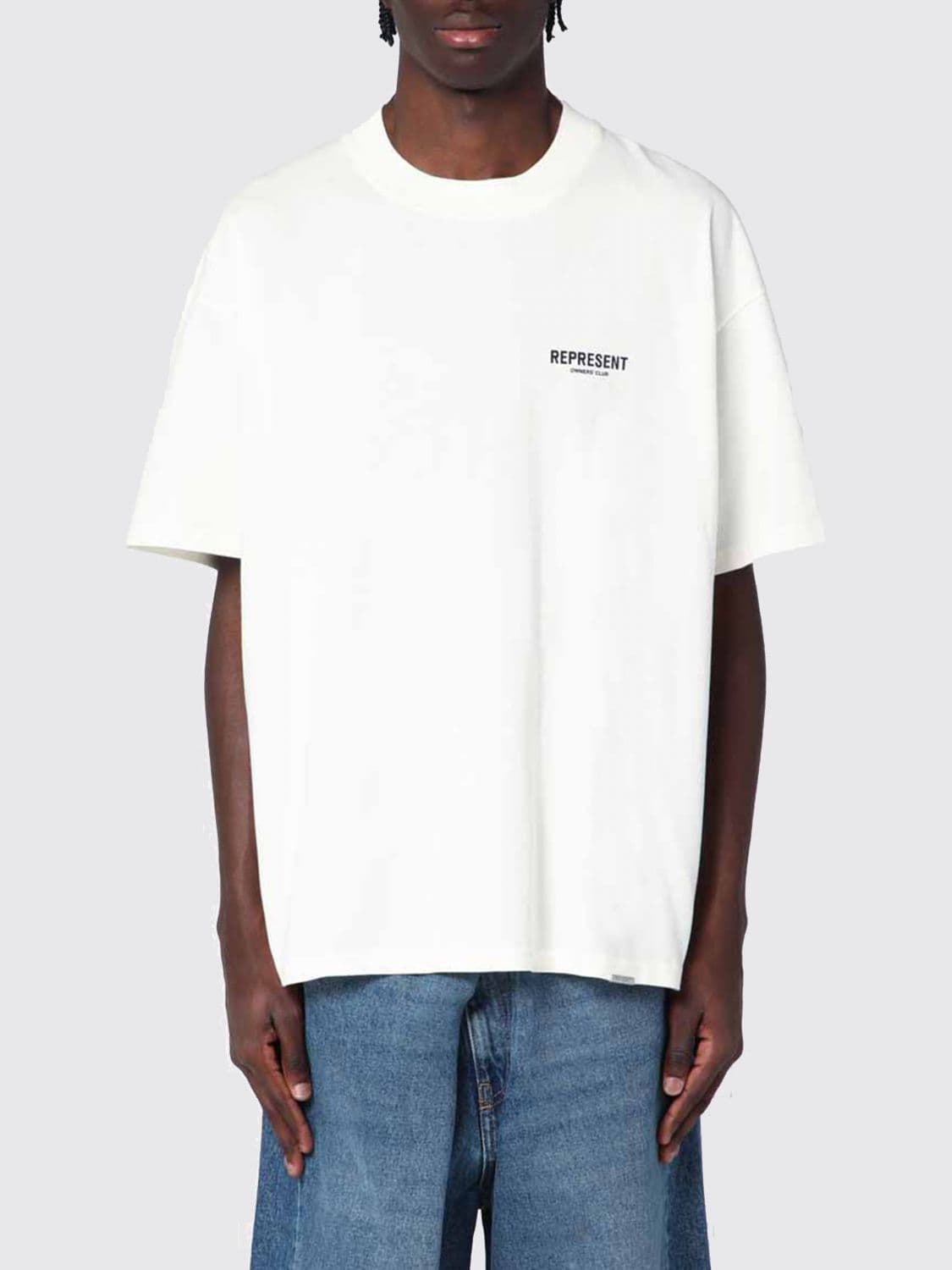 Represent Cotton T-Shirt with Logo