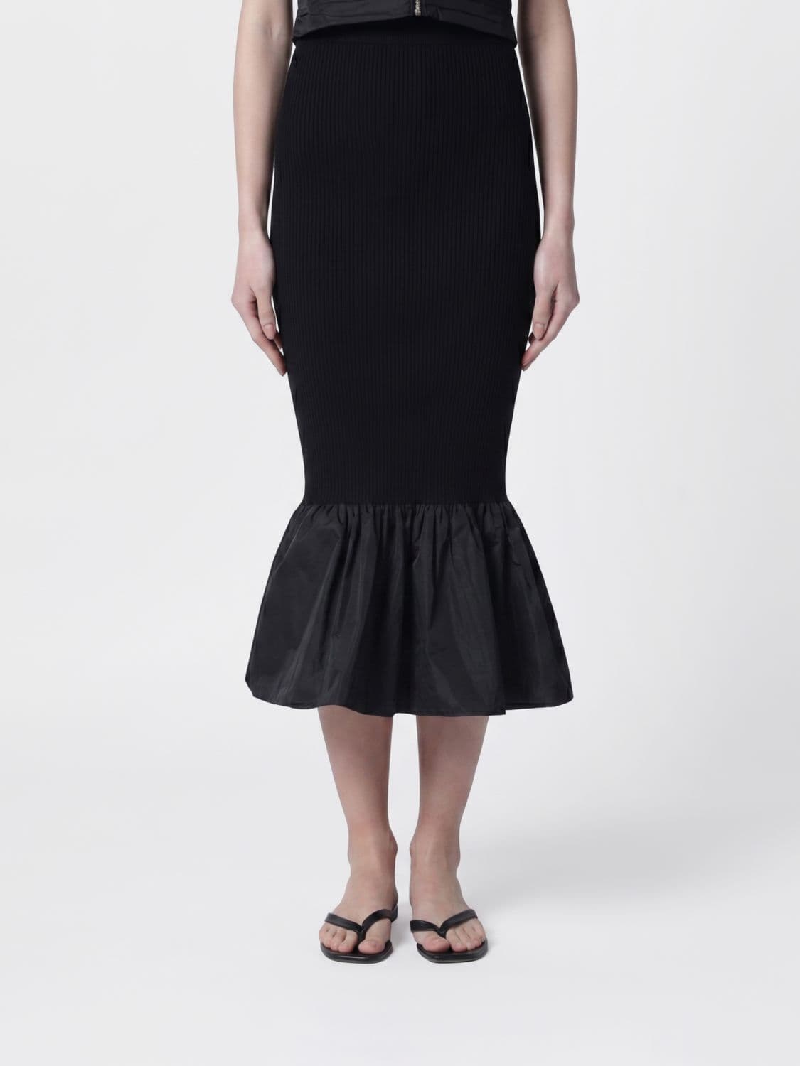 Patou Jersey Midi Skirt