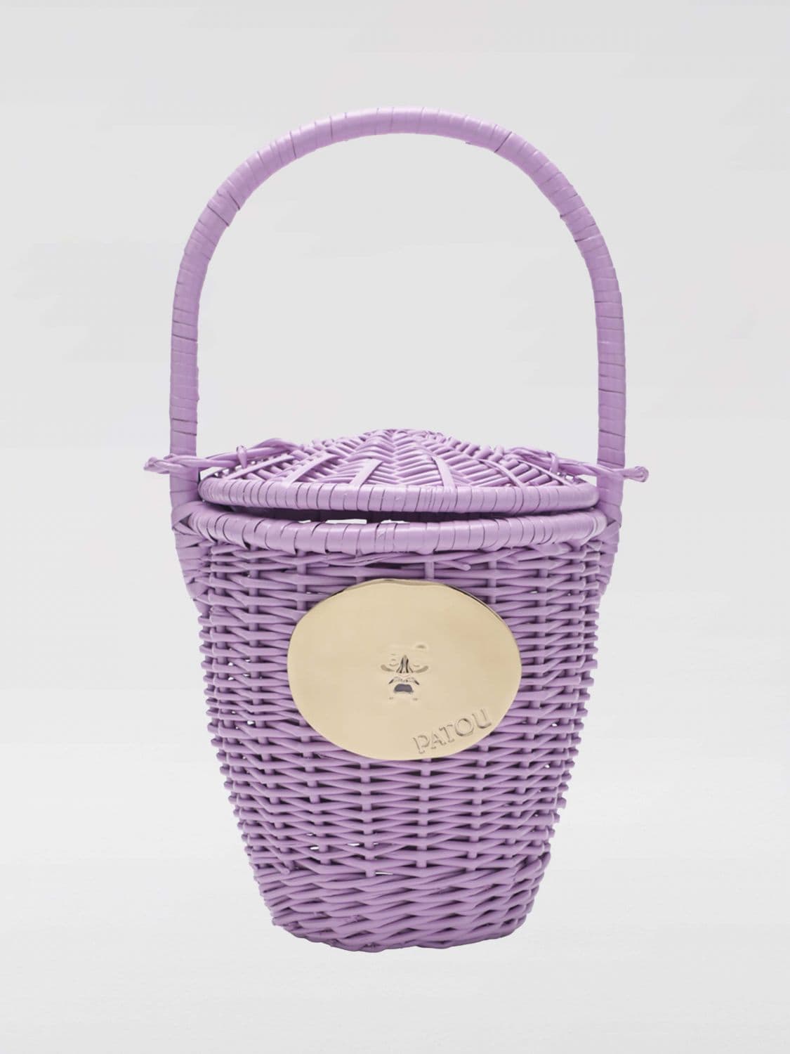 Patou Wicker Bucket Bag