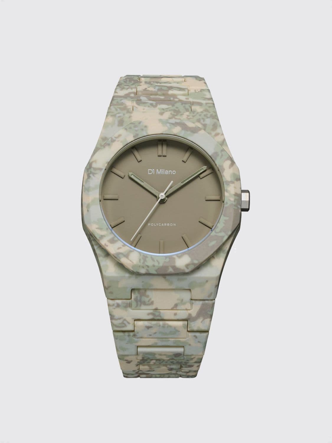 D1 Milano Forest Camo Watch
