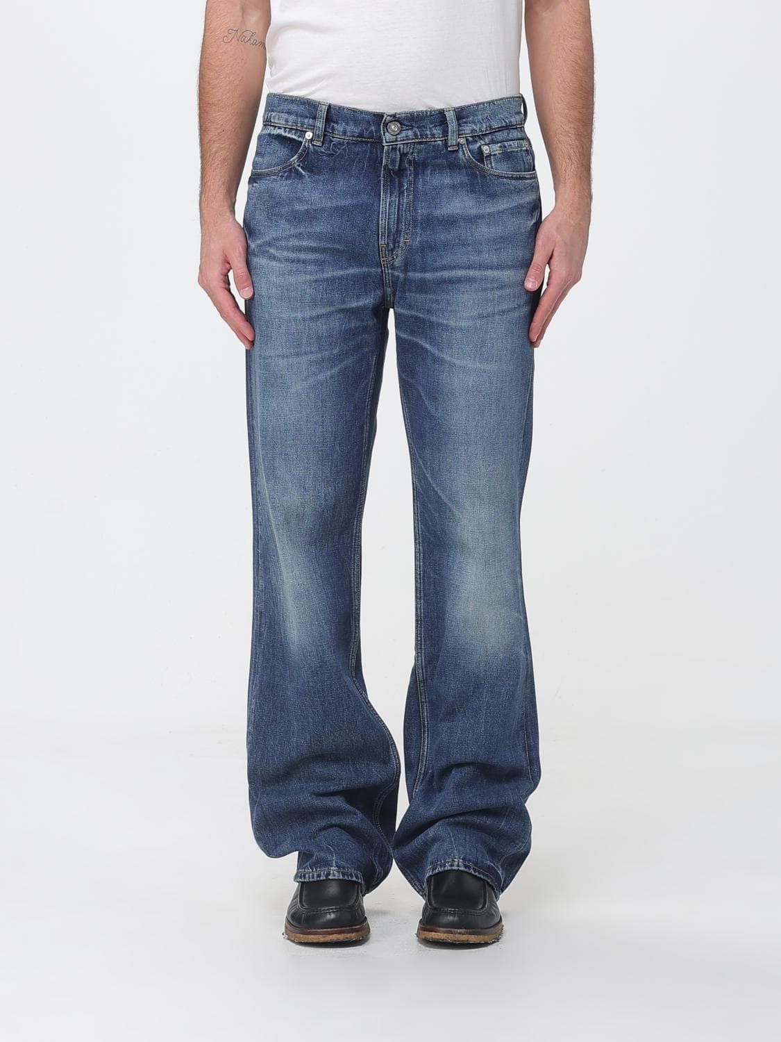 Our Legacy First Cut Straight Leg Jeans in Organic Cotton Denim