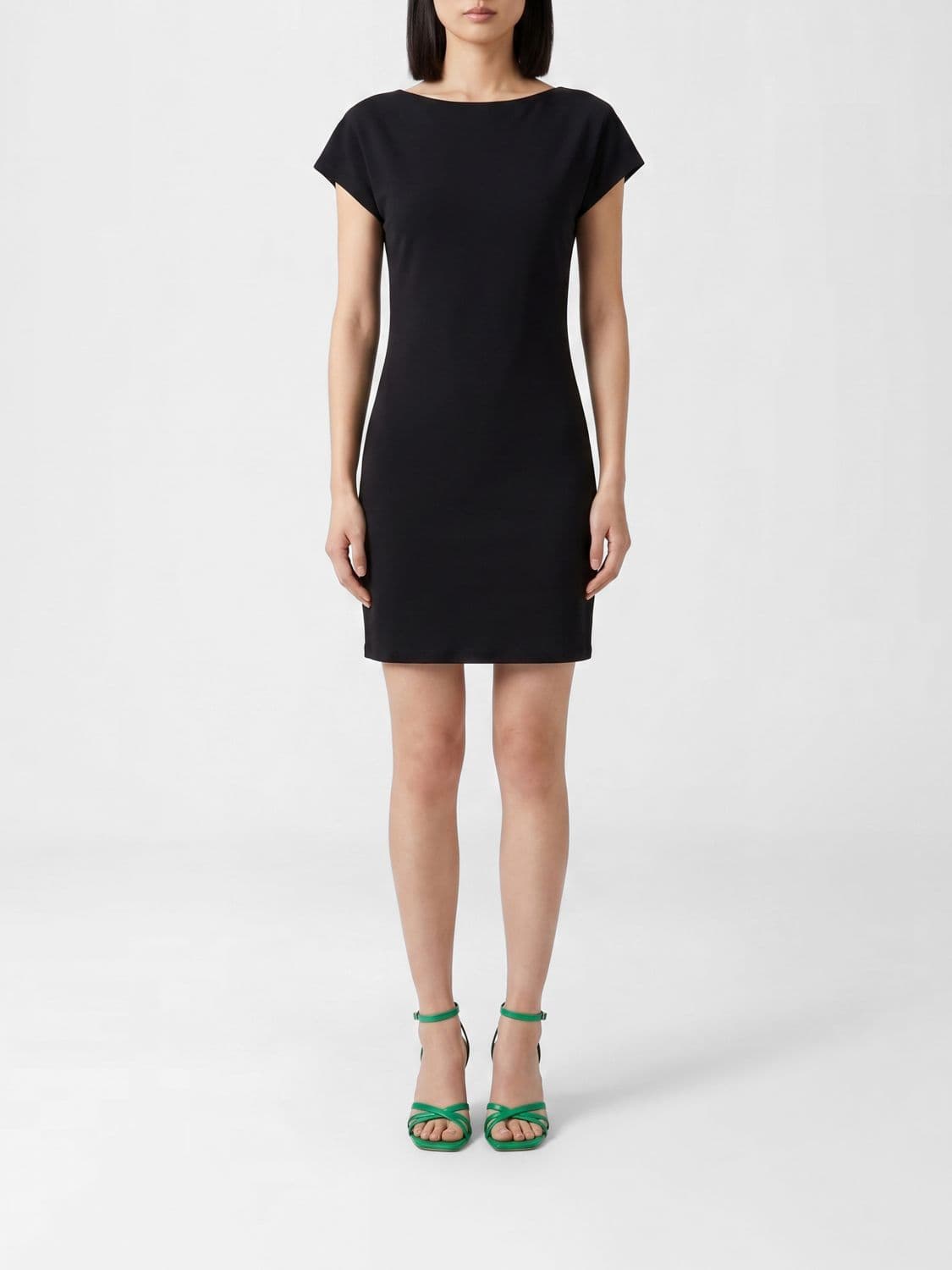 Jacquemus Cut-Out Viscose-Blend Sheath Mini Dress