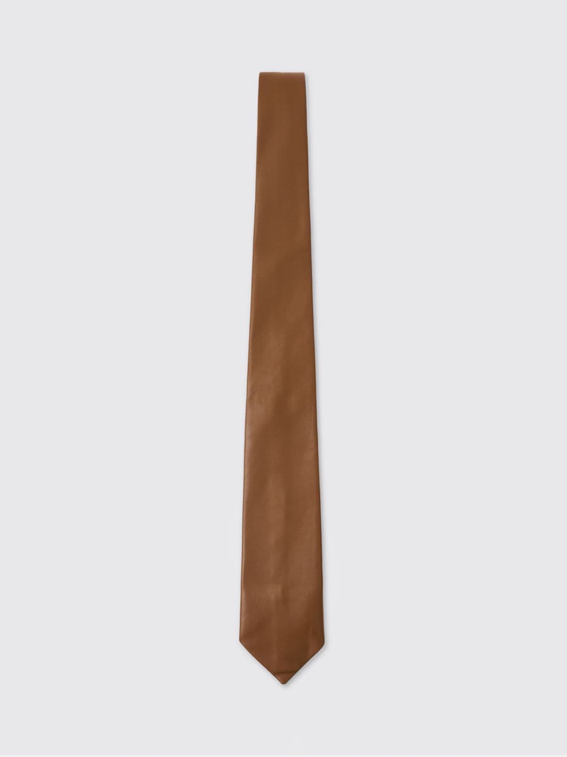 Sunflower Leather Tie with Embossed Logo · OS
