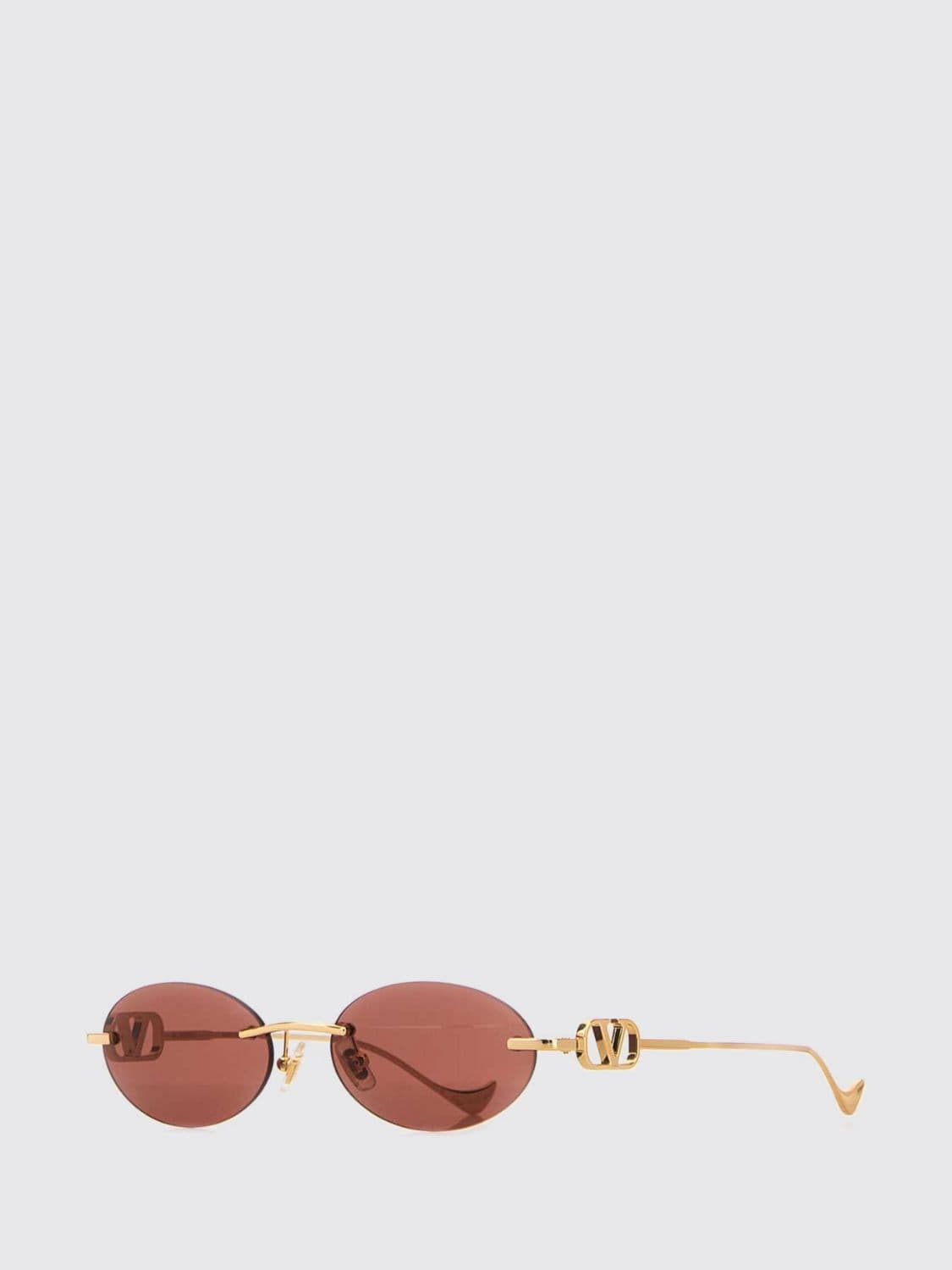 Valentino Garavani Round Metal Monogram Sunglasses · OS