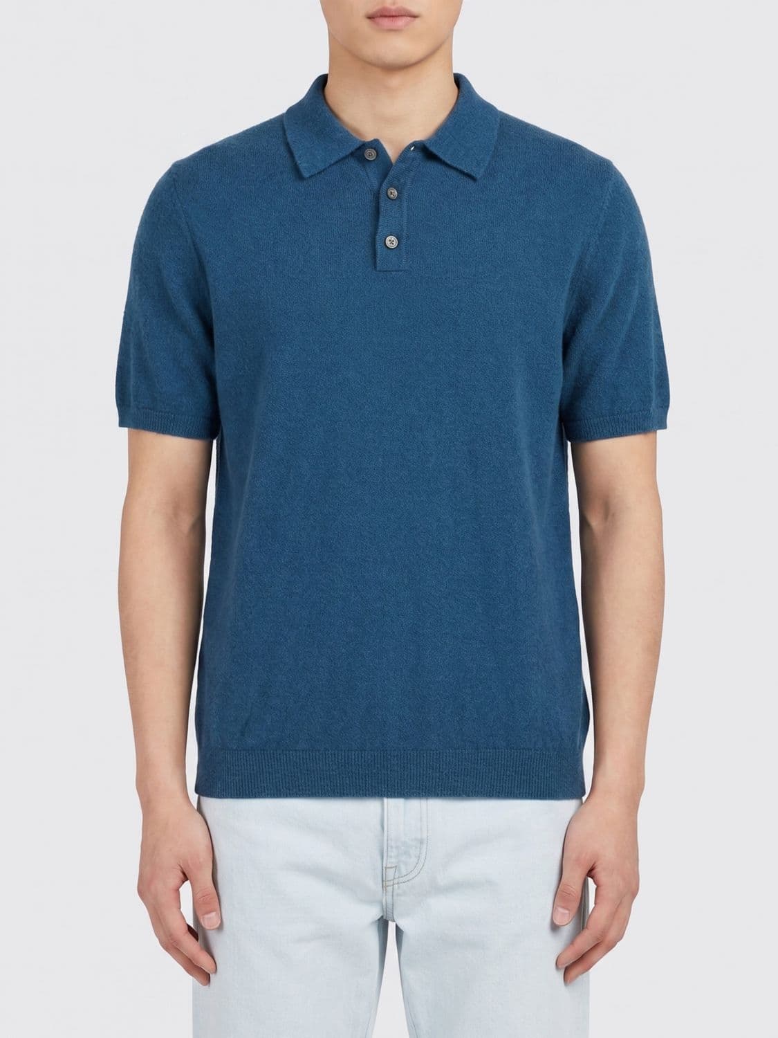 Roberto Collina Cotton Blend Polo Shirt