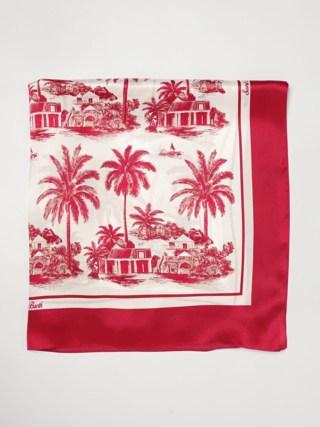 Mc2 Saint Barth Animalier Print Square Silk Foulard · OS