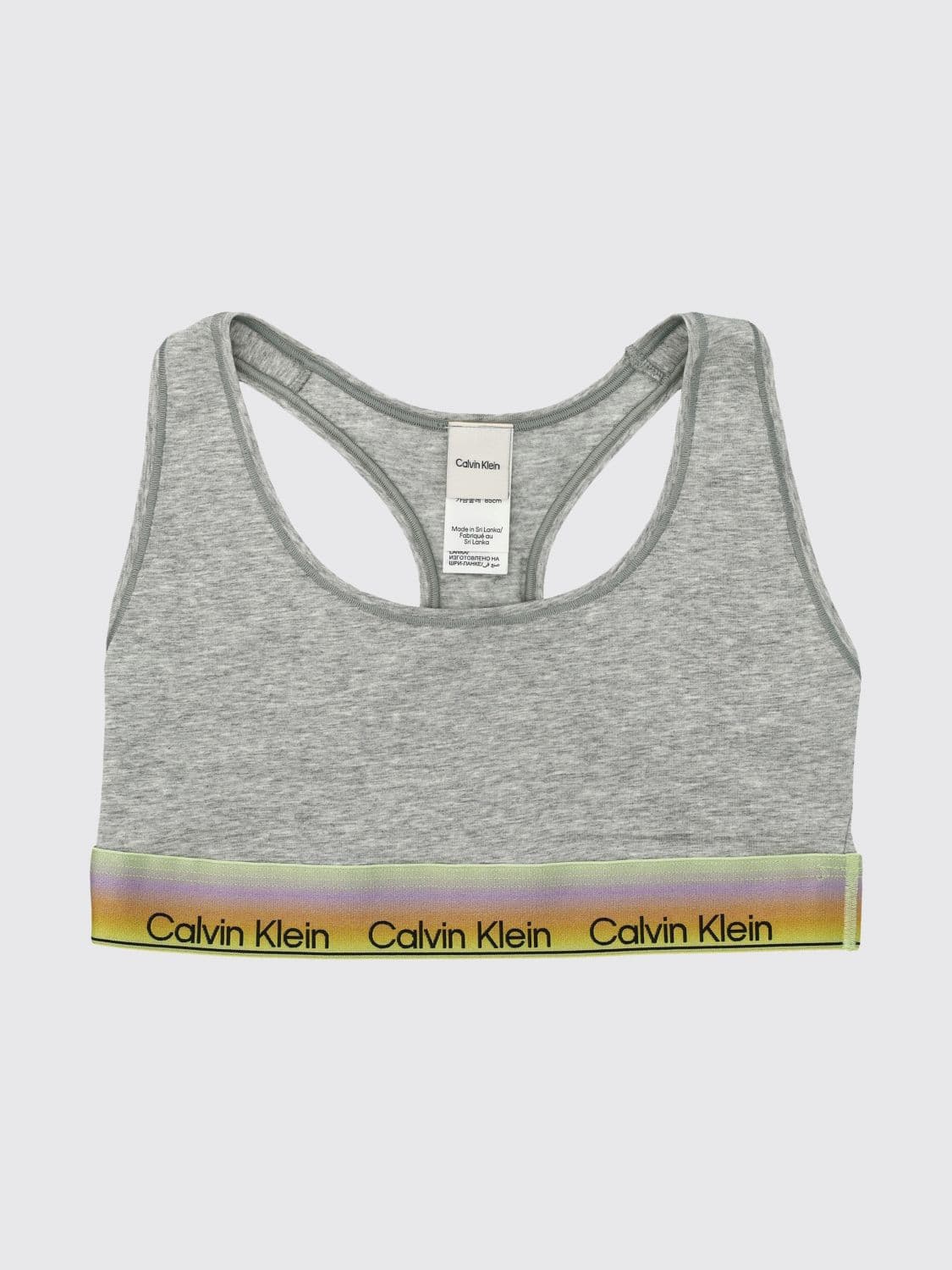 Calvin Klein Cotton and Modal Blend Bralette with racerback