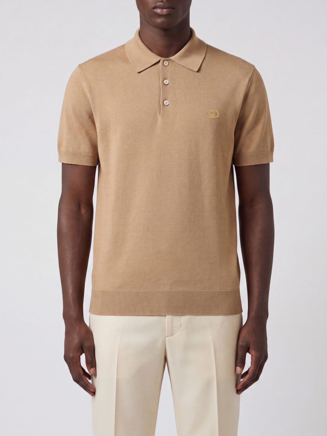 Gucci Polo Shirt Men color Brown