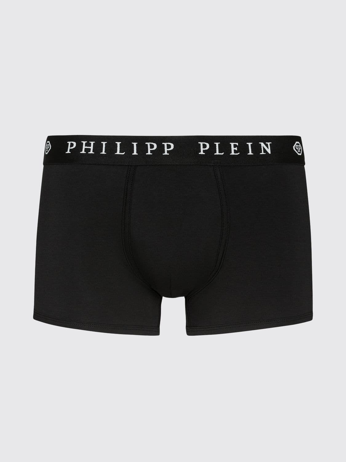Philipp Plein Stretch Cotton Boxers With Logo