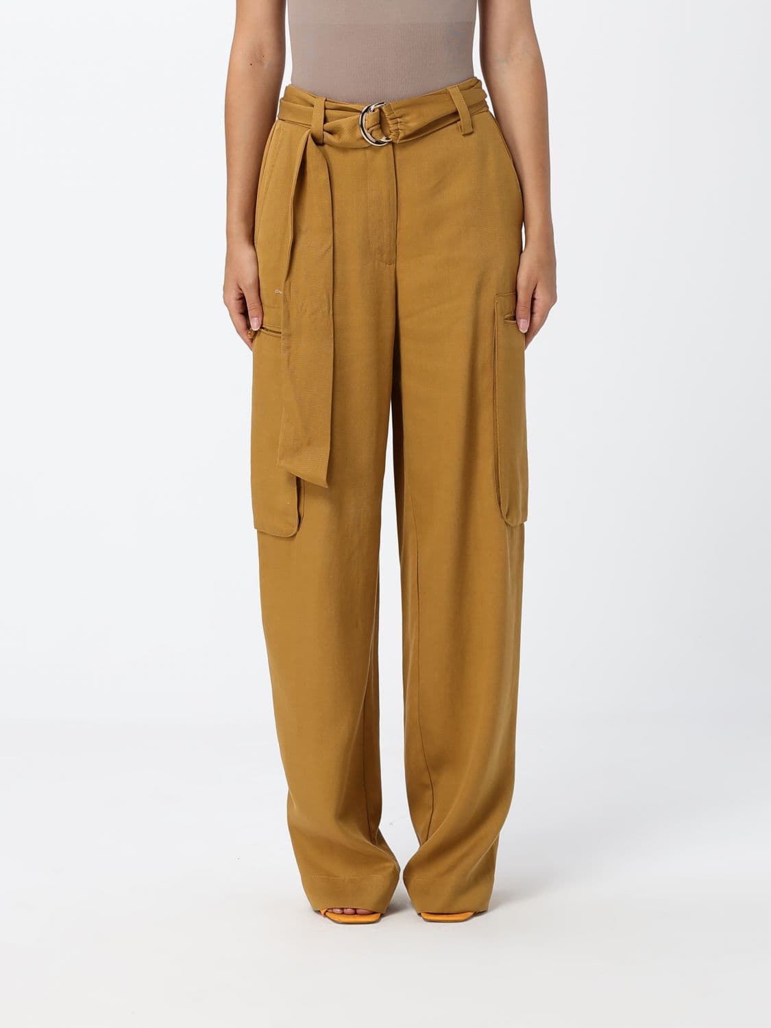 Twinset Lyocell Cargo Trousers