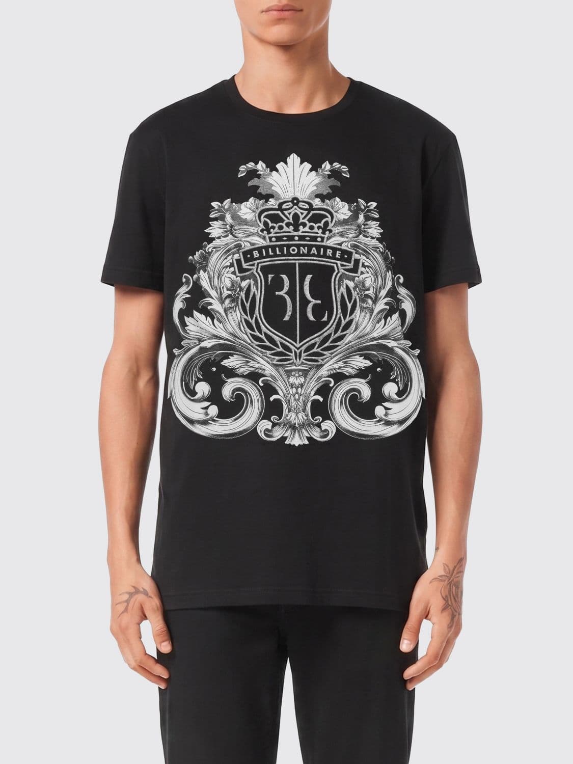 Billionaire Printed Cotton T-Shirt