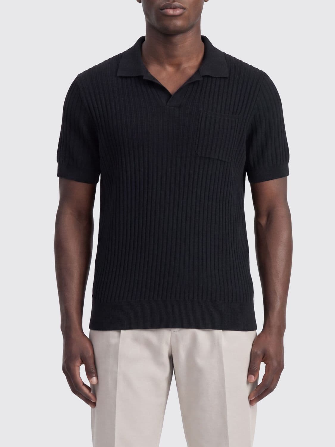 Roberto Collina Knitted Polo Shirt