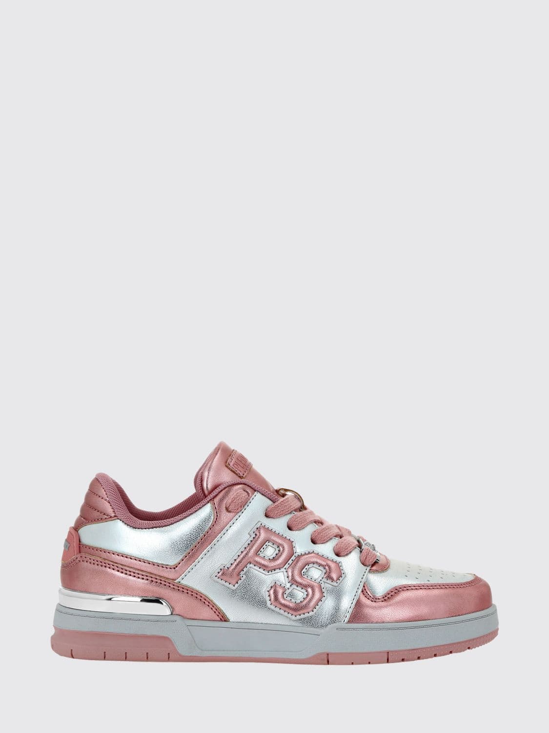 Plein Sport Viper II Laminated Leather Sneakers