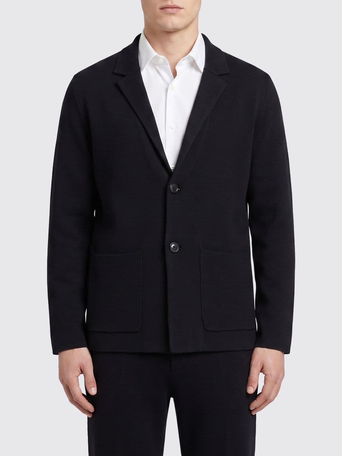 Roberto Collina Single-Breasted Cotton Blazer